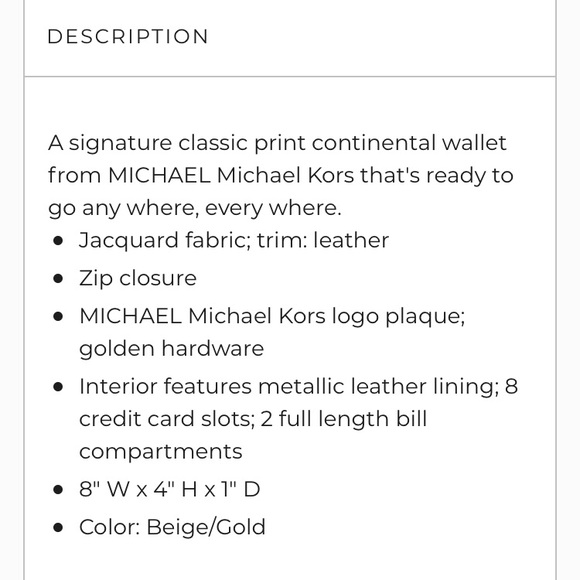 Michael Kors Wallet - Picture 8 of 8